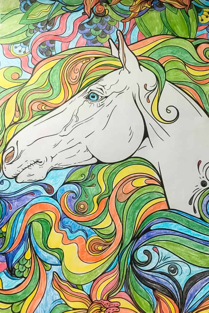Printable Horse Coloring Page